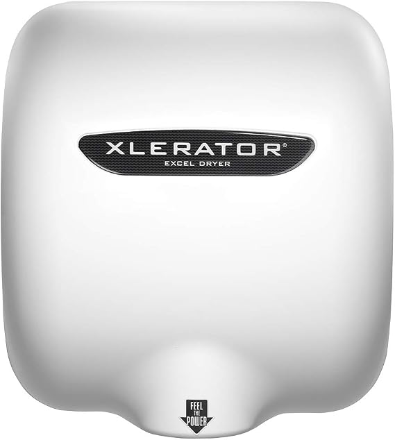 Xlerator Hand Dryer, XL-BWV-208-277, White Thermoset Fiberglass, 208-277V