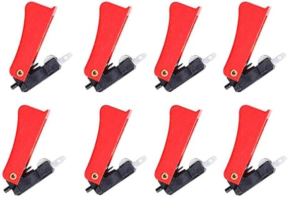 for 8PCS MIG Welding Torch Trigger Switch Compatible with 15AK 24KD 36KD Red Plastic Sensitivity Quick Control Easy Install