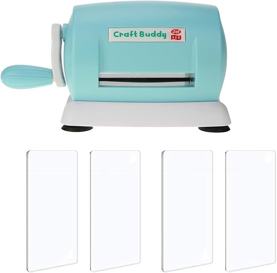 Die Cutting Machines for Crafting,DIY Die Cutting Embossing Machine Paper Card Craft Scrapbooking Dies Manual Machine Cutter with 2 Pair Small Cutting Pads Scrapbooking Supplies