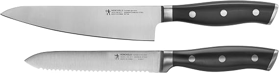 HENCKELS Forged Accent Razor-Sharp 2-Piece Compact Chef Knife Set, German Engineered Knife Informed by over 100 Years of Mastery