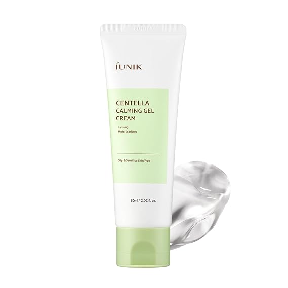 IUNIK Centella Calming Gel Cream - Moisturizer for Soothing 2.02 fl oz