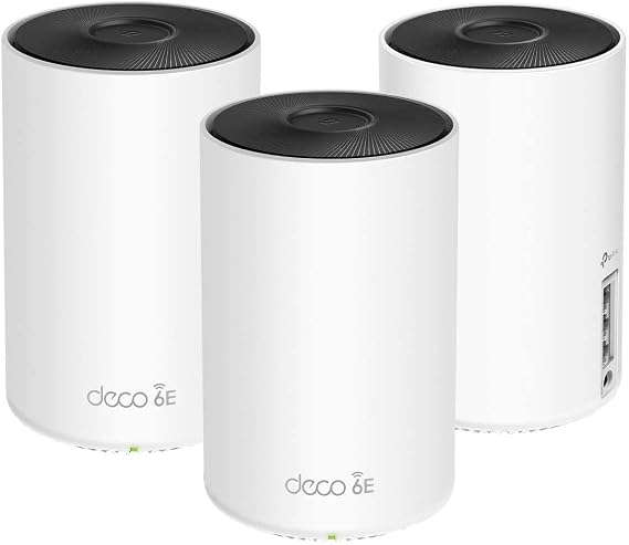 TP-Link Deco XE5300 - AXE5300 TRI-Band MESH WiFi 6E System - 3 Pack