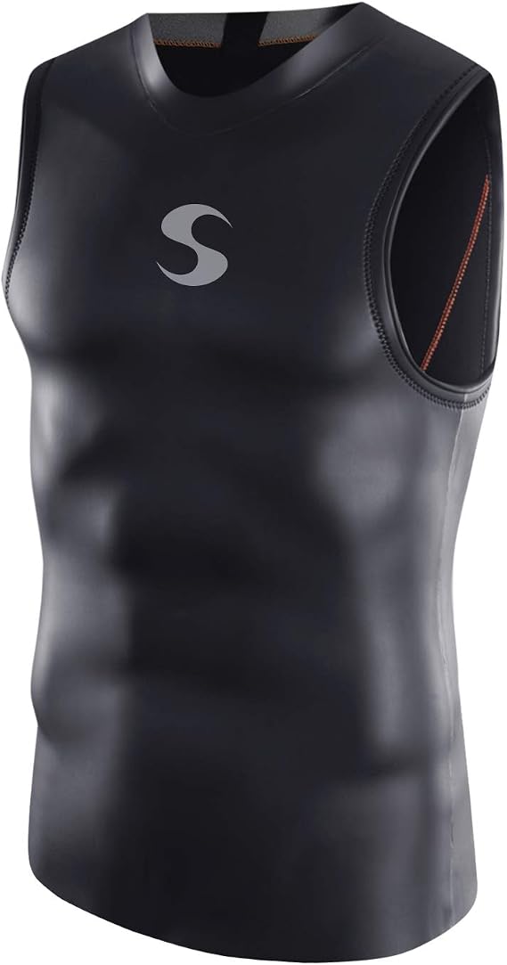 Triathlon Wetsuit - Synergy Men's EpicSpeed Neoprene Sleeveless Top for Open Water Swimming