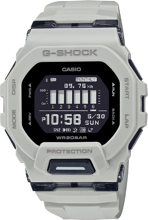 Casio GBD-200UU-9DR Kol Saati, G-Shock, Digital, Gri, Erkek