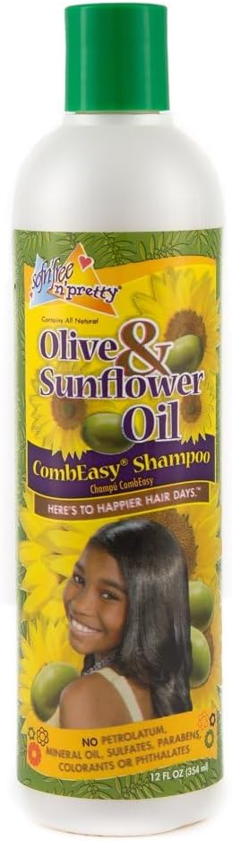 Sofn'free N'Pretty Olive and Sunflower Oil Comb Easy Shampoo