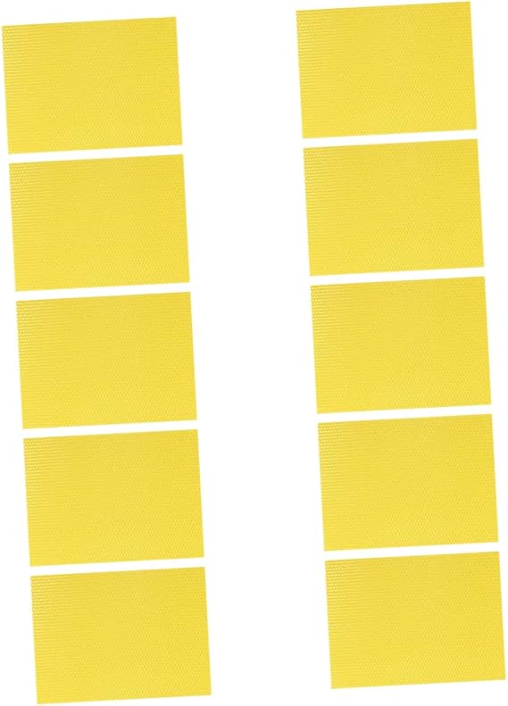 10pcs Beekeeping Equipment Beeswax Sheets Beehive Foundation Beehive Raising Tool