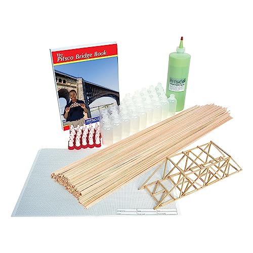 Pitsco Balsa Wood BridgePak Kit For 25 Students