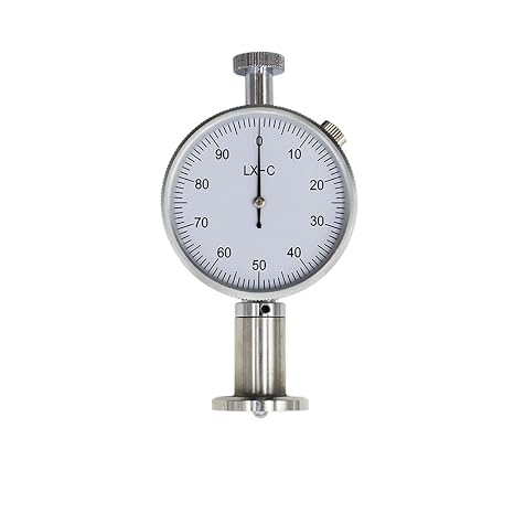 Hardness Tester, Dial Shore Hardness Tester Durometer LCD Shore A/C/D Penetrometer Sclerometer For Plastic Leather Rubber Multi-resin,Durometer Tester(LX-C-1)