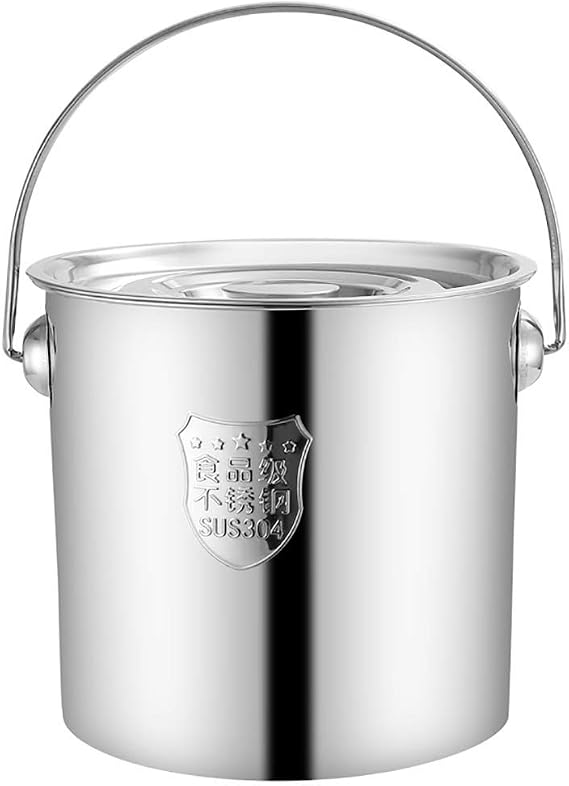 304 Stainless Steel Stock Pot, Catering/Household Thick Soup Pot, with Lid, for Gas Stove/Induction Cooker,30cm,30cm(30cm)