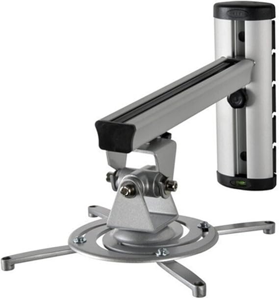 Projector Stand Projector Mount Universal Projector Stand Aluminum Alloy 360 °Projector Wall Mount Full Motion Retractable Universal Projector Hanger Bracket Adjustable S(1-A)