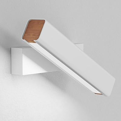 Linear Adjustable Wall Light Modern 4W LED Warm Light Wall Sconce Indoor 360 Rotation Wall Mounted Light Fixture, Aluminum Picture Lights for Gallery, Bedroom, Corridor 22cm8.66