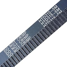HTD5M 315-5M Timing Belt Teeth 63 Length 320mm Width 12 15 20mm 5M Timing Belt Rubber Closed-Loop Belt 315 HTD 5M Pulley Belt(Width 18mm)