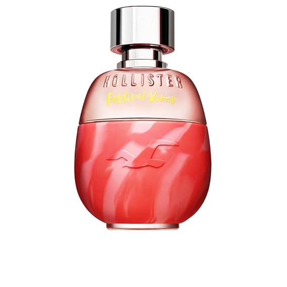 Hollister Festival Vibes Eau de Parfum Spray for Women, 3.4 Ounce
