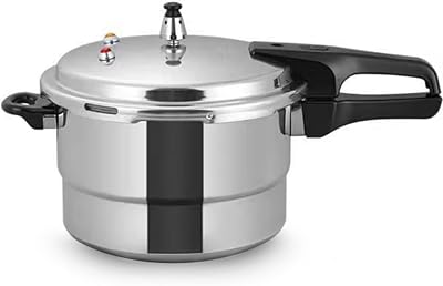 Pressure Cooker, Non-Stick Pressure Cookers With Steamed Layer Aluminum Alloy Superabrasive Gas Cooktop and Induction Cooker Dual-Use for Fast Cooking 3L for 1-2 people