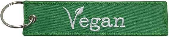 Luso Vegan Embroidered Key Chain