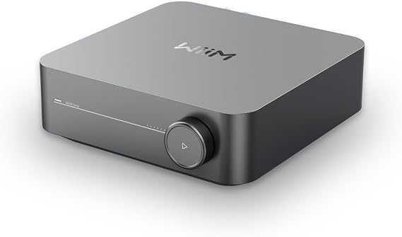 WiiM Amp Streaming-Verstärker für Passivlautsprecher HDMI ARC Space Gray