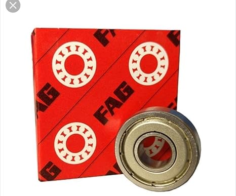 FAG 625 2ZR Shielded Ball Bearing, 5x16x5, Deep Groove, Chrome Steel, Grease Lubricated, Electric Motor Quality