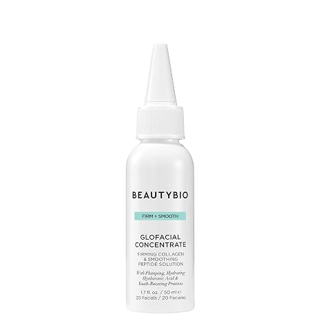 BeautyBio GLOfacial Hydro-Infusion Deep Pore Cleansing + Blue LED Clarifying Set: Tool + Concentrate