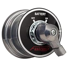 Fastronix High Current Double Pole (DPST - 4-Post) Master Battery Disconnect Switch with Face Plate