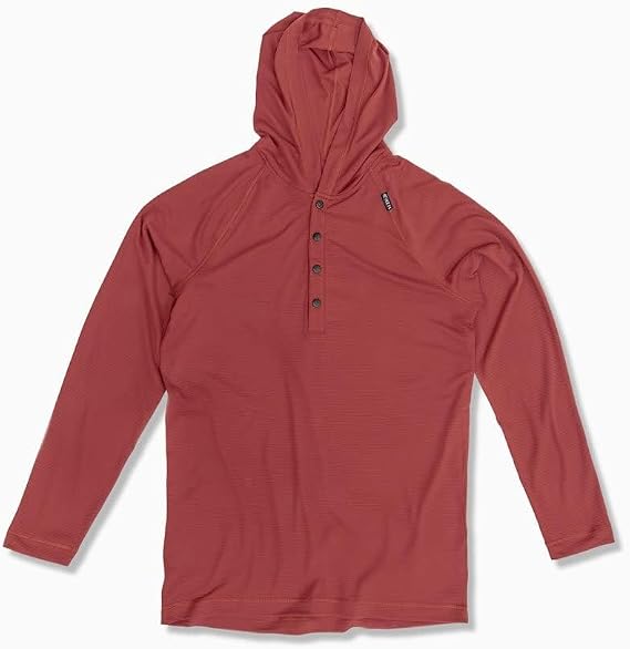 KETL NoFry Sun Hoodie, Featherweight UPF 30+, Four-Snap