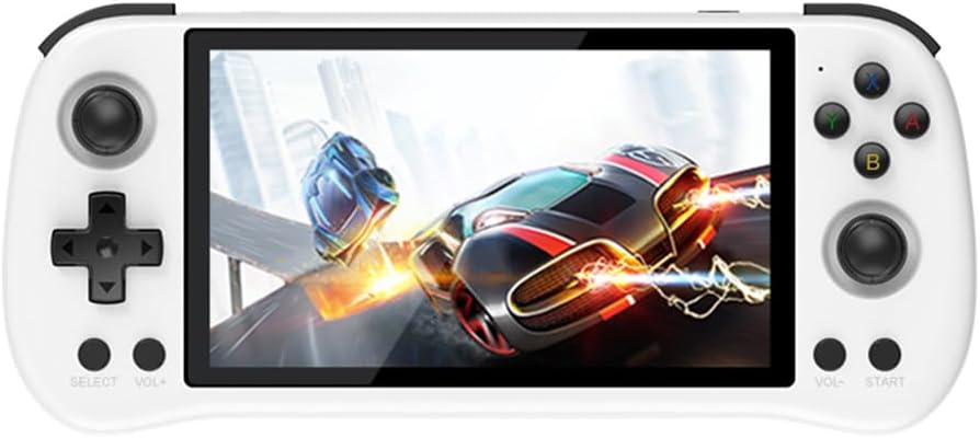 ConsoleXpress X55 Retro Handheld Game Console, 5.5 Inch 7201280 IPS Screen Cortex-A55 CPU JELOS System 16G128G Built-in 20000 Games Portable Rechargeable Arcade Video Game Machine
