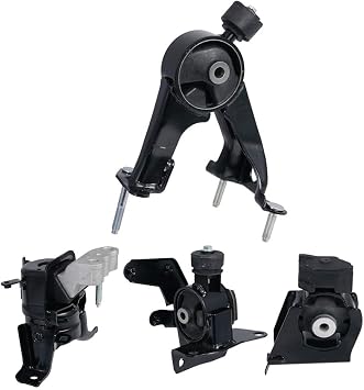 Engine Motor Mount Set - Compatible with Fits for 2009 2010 2011 2012 2013 Corolla 1.8L & Matrix 1.8L, 2009-2010 Pontiac Vibe 1.8L FWD 4PCS, A62015 A62023 A62027 A62039