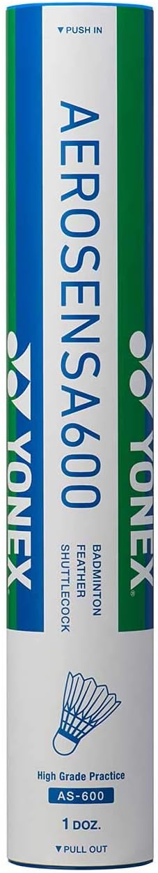 YONEX Badminton Shuttlecock AeroSensor 600, 1 Dozen AS600