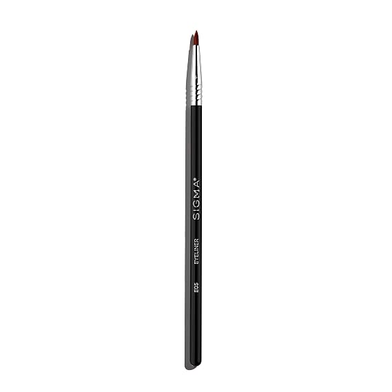 Sigma Beauty E05 Eyeliner Brush - Fine Eyeliner Makeup Brush - Pointed Tip