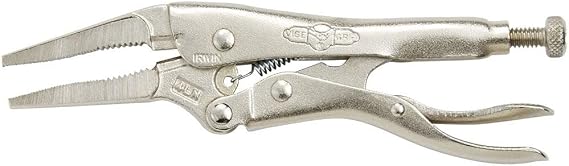 IRWIN VISE-GRIP Original Locking Pliers, Long Nose, 4-Inch (1602L3), 100mm