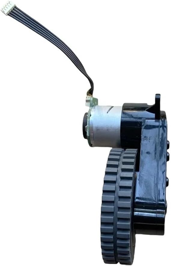 Robot Vacuum Cleaner Wheel Motor Assembly. Compatible for Kyvol D3 /D6/ E20/E31, Vacuum Cleaner Parts Wheel Replacement(Black-L Wheel)