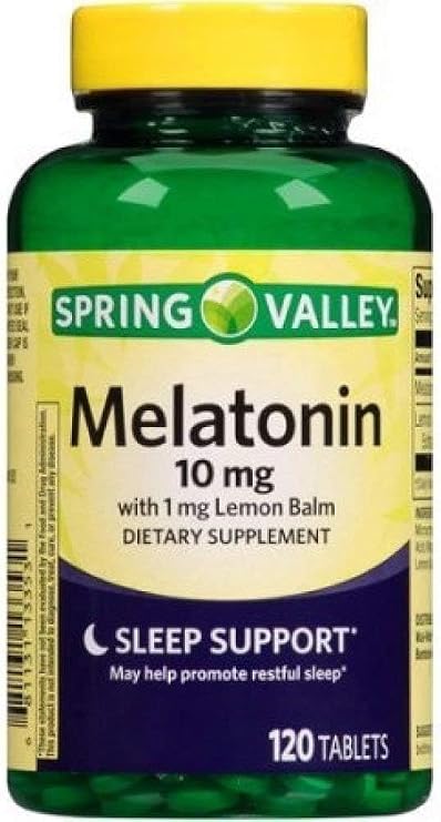 Spring Valley - Melatonin 10 mg, 120 Tablets