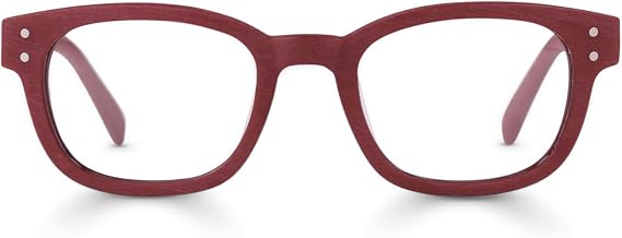 eyebobs - Biff | Premium Traditional and Blue Light Reading Glasses for Men and Women | Square Frame for Narrow Faces