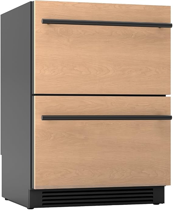 Zephyr Presrv 24 Inch Panel Ready Refrigerator Freezer Drawers