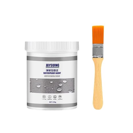 Jaysuing Invisible Waterproof Agent, Waterproof Insulating Sealant, Transparent Repairing Leak Waterproof Adhesive,Super Strong Bonding Sealant Invisible Waterproof Anti-Leakage Agent (100g*1pcs)