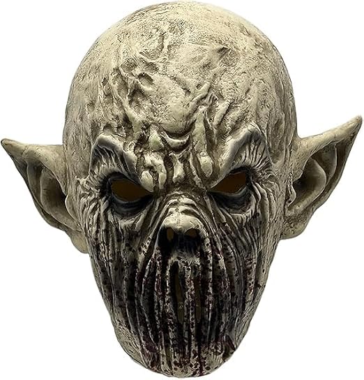Scary Halloween Zombie Mask - Horror, Biochemical, and Creepy Party Prop | Horror Latex Face Masks ideal for Halloween, carnival, costume parties, stage performances and fancy dress events
