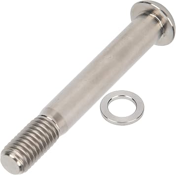 Demeras Seat Post Screw, Saddle Clamp Seatpost Alloy Bolt Screw Gasket Compatible with Brompton Folding