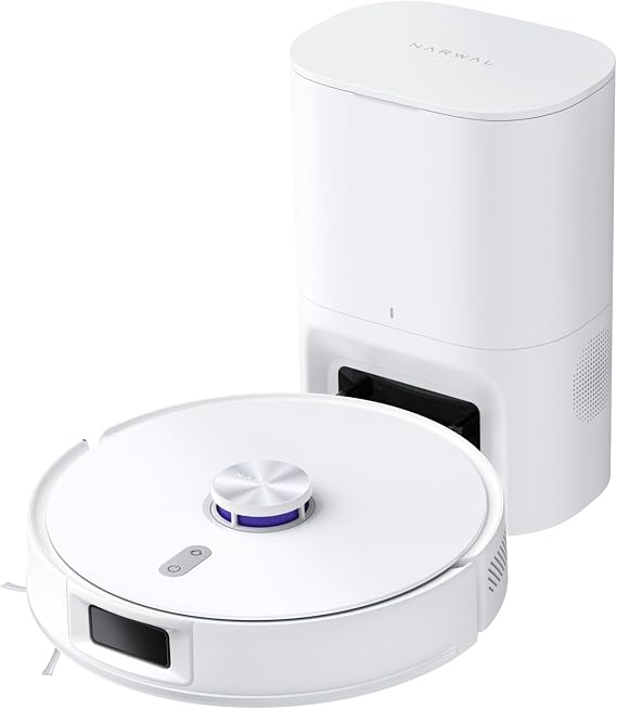 NARWAL Freo S Robot Vacuum and Mop Combo, 8000Pa, Self Emptying
