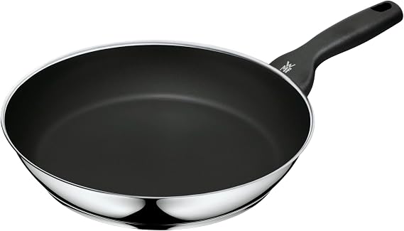 WMF frying pan coated Ø 28cm CeraDur Profi pouring rim plastic handle with flame retardants Cromargan stainless steel CeraDur suitable for induction hand wash