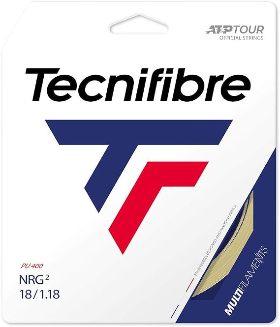 Tecnifibre NRG2 16 (1.32) Natural Tennis String Pack - 40 feet