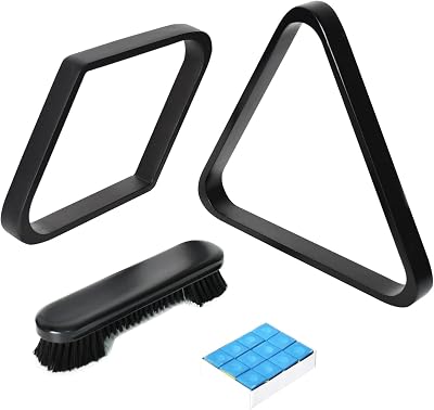 Solid Wood Pool Ball Triangle Rack, Pool Table Ball Holder Positioning Rack,2-14 Pool Ball Rack