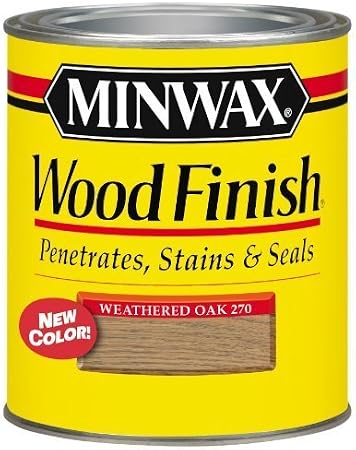 Minwax 70047 Weathered Oak Interior Stain, 1-Quart, Wood Finish by Minwax