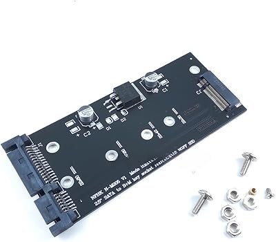 JMT 2.5 NGFF M2 to SATA3 M2 Key B-M SSD Adapter Card 6G for M.2 NGFF 2230 2242 2260 2280 SSD