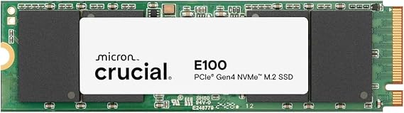Crucial E100 1TB NVME M.2 SSD Disk CT1000E100SSD8