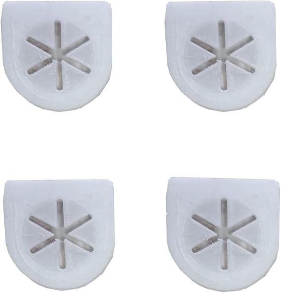 4Pcs White FlexPort Replacement Parts for Perky-Pet 334-1SR Squirrel-Be-Gone Max Large Wild Bird Feeder,1MM Thick