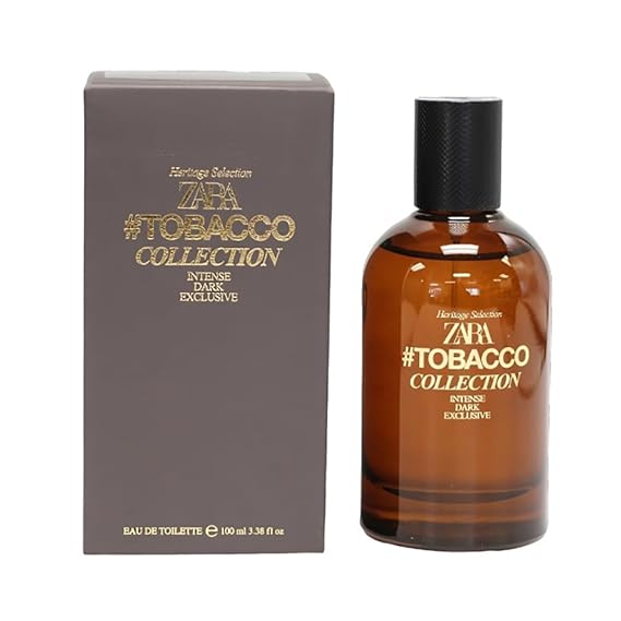 Zara Mens #TOBACCO COLLECTION INTENSE/DARK/EXCLUSIVE Eau de Toilette 3.4 oz.