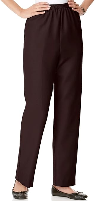 Alfred Dunner Classics Elastic Waist Pants