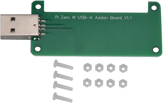 USB Dongle Expansion Board for Zero 1.3/Zero W, Plug and Play No Soldering Adapter with SSH & P4wnP1 Support for Developers, Projects