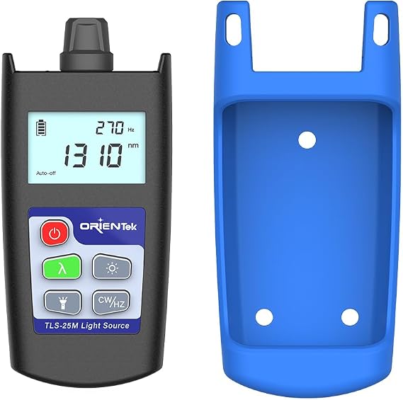 Orientek T15M Optical Light Source SM 1310/1550nm Mini Fiber Optic Power Meter Fiber Optic Light Source