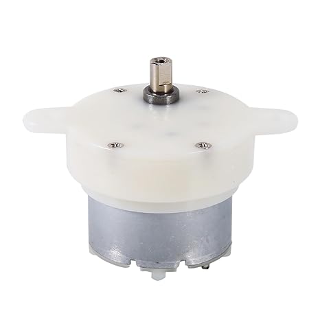 12V DC Motor, 3 RPM Slow Rotating 4 mm Shaft Diameter Micro Motor, High Torque, Small Size