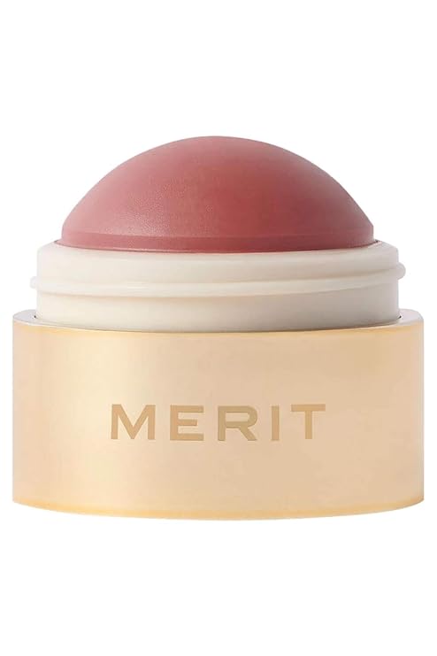 MERIT Flush Balm Cream Blush Archival Cool Mauve | Hydrating Radiant Cheek & Lip Tint Stick with Vitamin E | Lightweight, Buildable, Vegan & Cruelty-Free Blush | Hydrating cheek & lip tint with Vitamin E